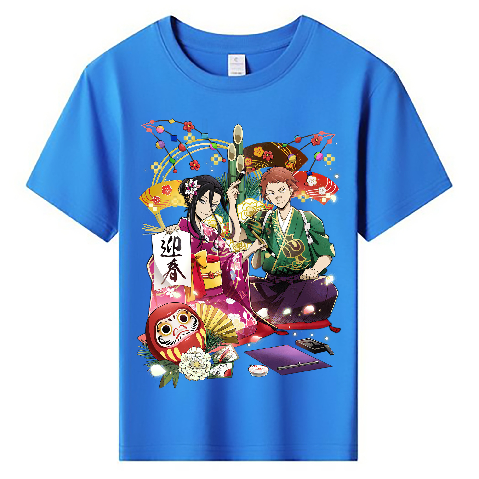 （画像用） 文豪ストレイドッグス Bungo Stray Dogs 綿100％キッズTシャツ（フロントプリント）